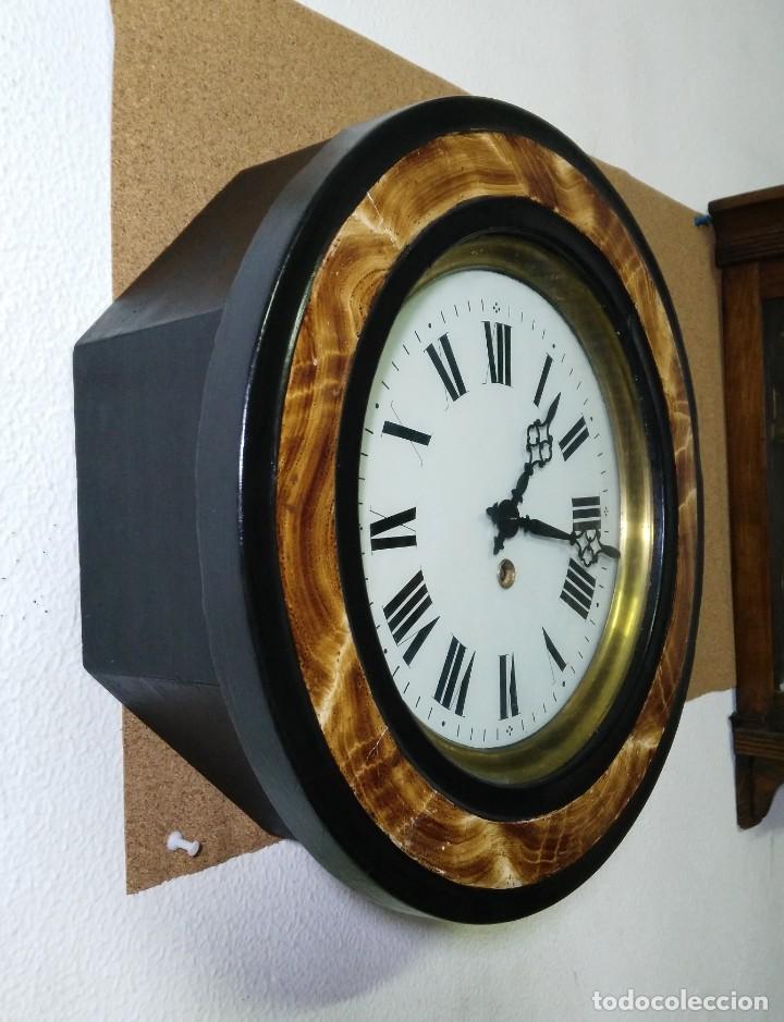 Relojes de pared: Reloj Ojo de Buey Biblioteca - Funciona - Foto 3