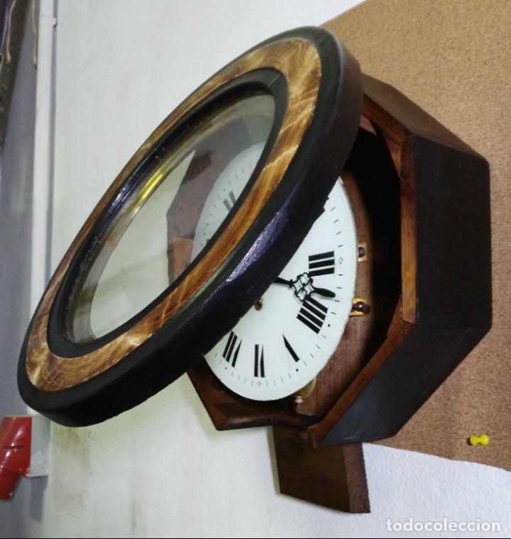 Relojes de pared: Reloj Ojo de Buey Biblioteca - Funciona - Foto 4
