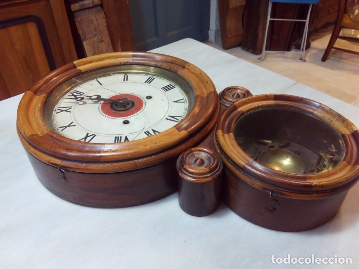 Relojes de pared: ANTIGUO RELOJ DE PARED E. INGRAHAM&CO. - Foto 3