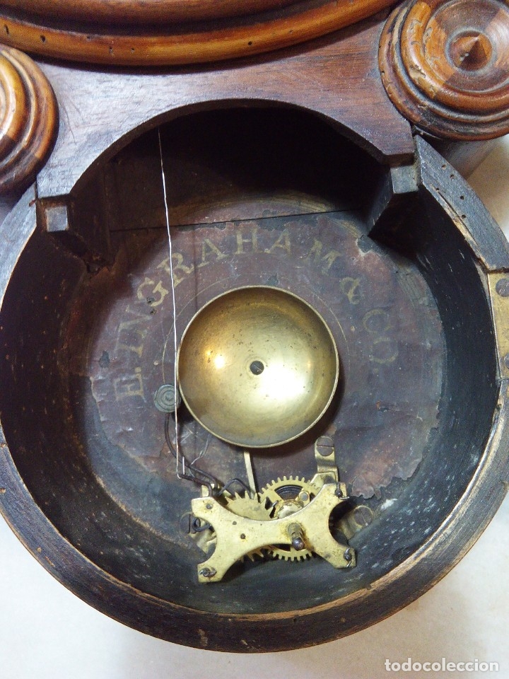 Relojes de pared: ANTIGUO RELOJ DE PARED E. INGRAHAM&CO. - Foto 8