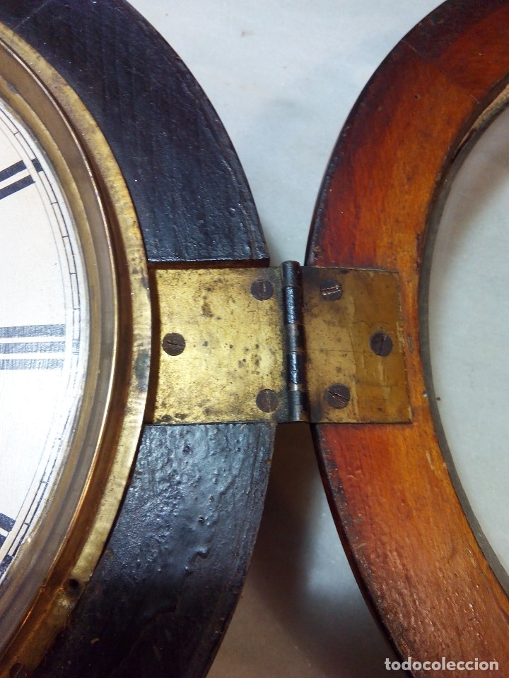 Relojes de pared: ANTIGUO RELOJ DE PARED E. INGRAHAM&CO. - Foto 9