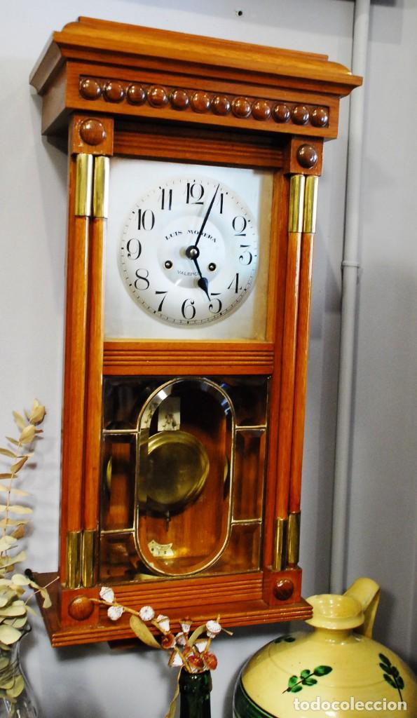 Relojes de pared: MUY BONITO RELOJ ANTIGUO DE PARED - Foto 1