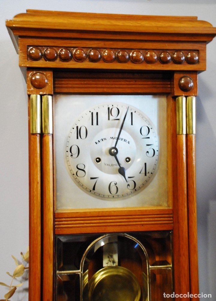 Relojes de pared: MUY BONITO RELOJ ANTIGUO DE PARED - Foto 5