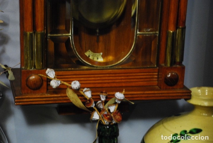 Relojes de pared: MUY BONITO RELOJ ANTIGUO DE PARED - Foto 6