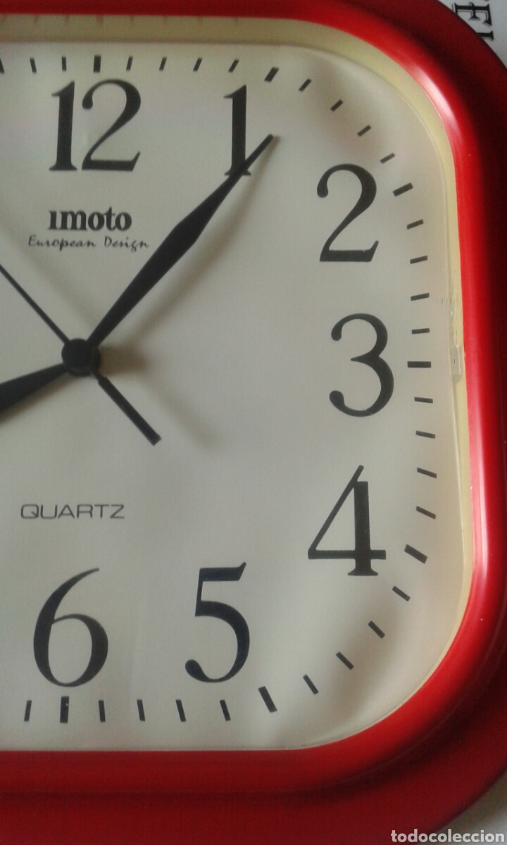 Relojes de pared: Reloj de pared, IMOTO, ( 255&times;255 cm ). Funcionando - Foto 2