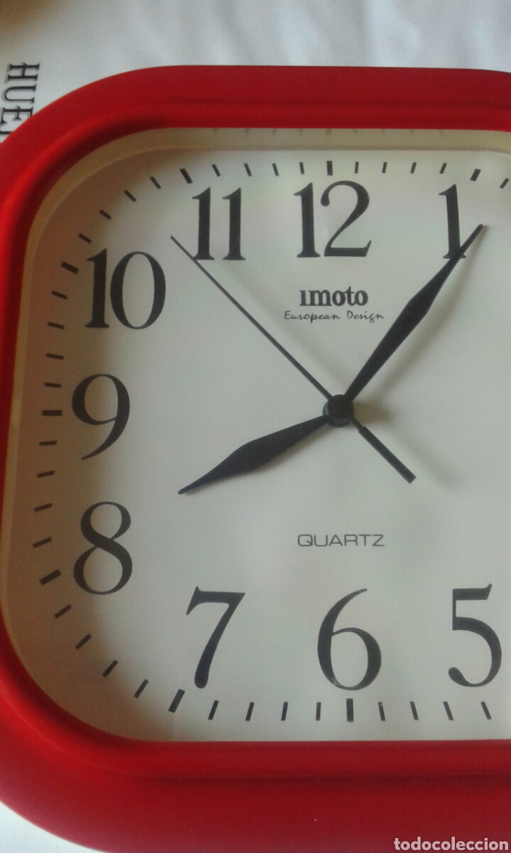 Relojes de pared: Reloj de pared, IMOTO, ( 255&times;255 cm ). Funcionando - Foto 3
