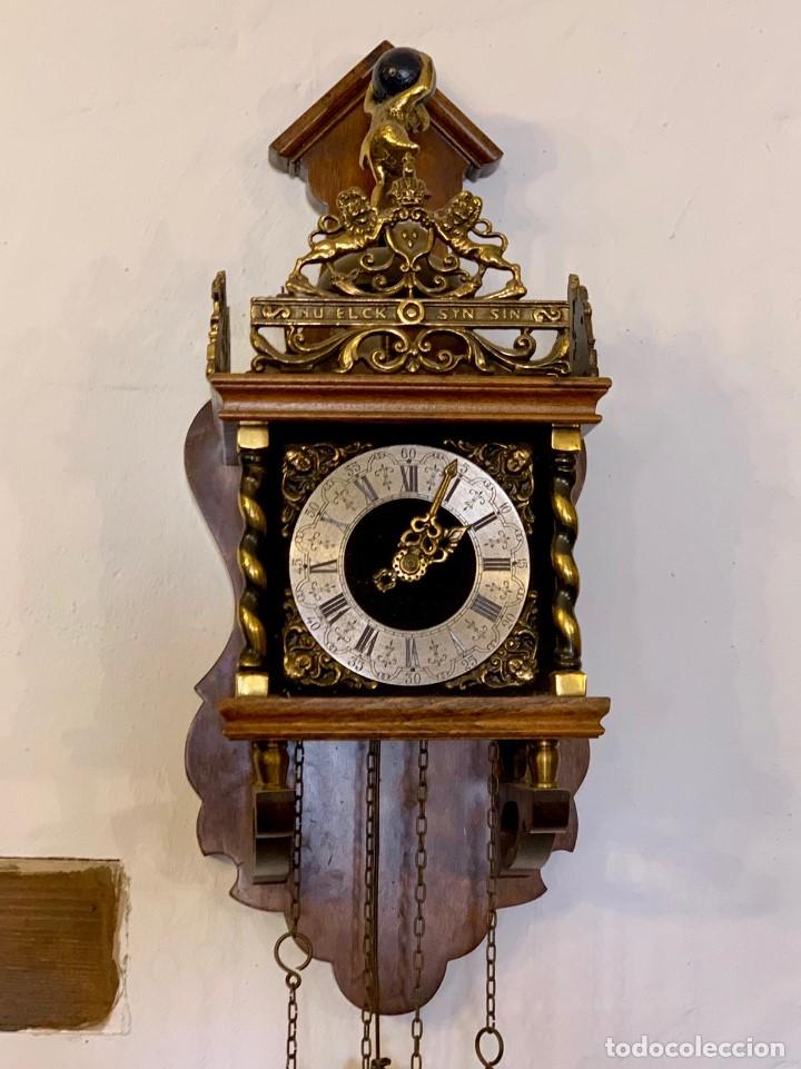 Relojes de pared: RELOJ DE PARED HOLANDES - Foto 6