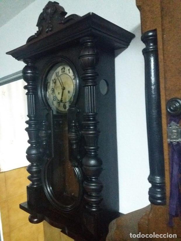 Relojes de pared: RELOJ DE PARED JUNGHANS ANTIGUO - Foto 4