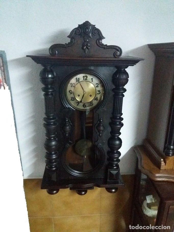 Relojes de pared: RELOJ DE PARED JUNGHANS ANTIGUO - Foto 5