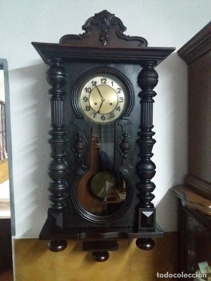 Relojes de pared: RELOJ DE PARED JUNGHANS ANTIGUO - Foto 6