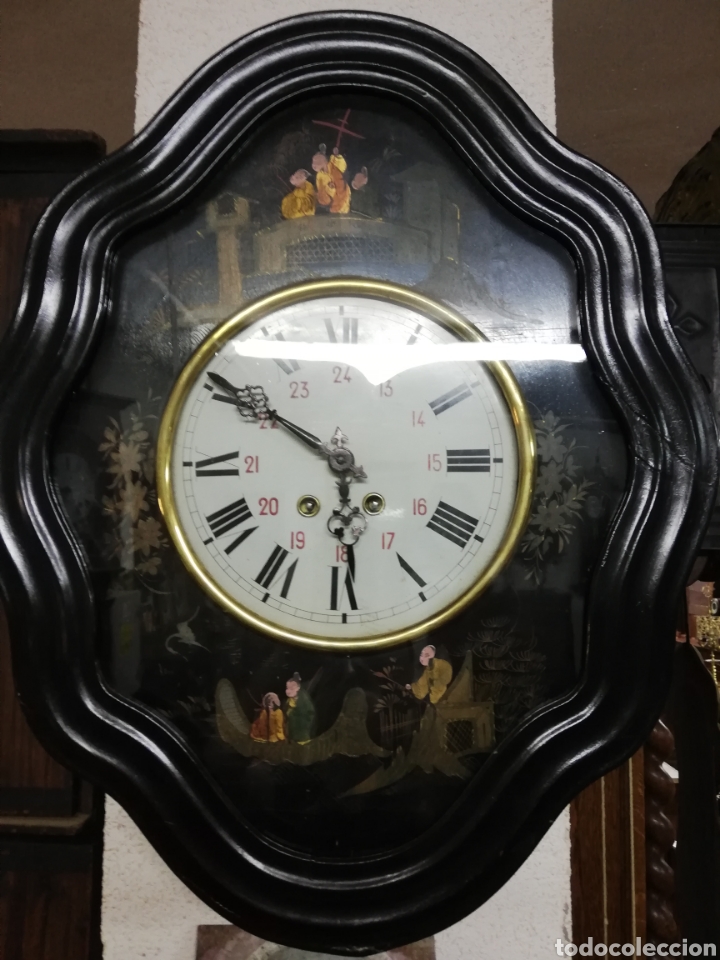 Relojes de pared: Reloj ojo buey pintado - Foto 1