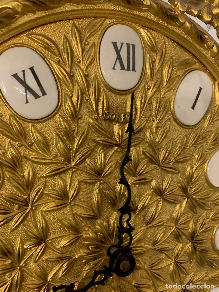 Relojes de pared: RELOJ DE PARED SOHER EN BRONCE - Foto 4
