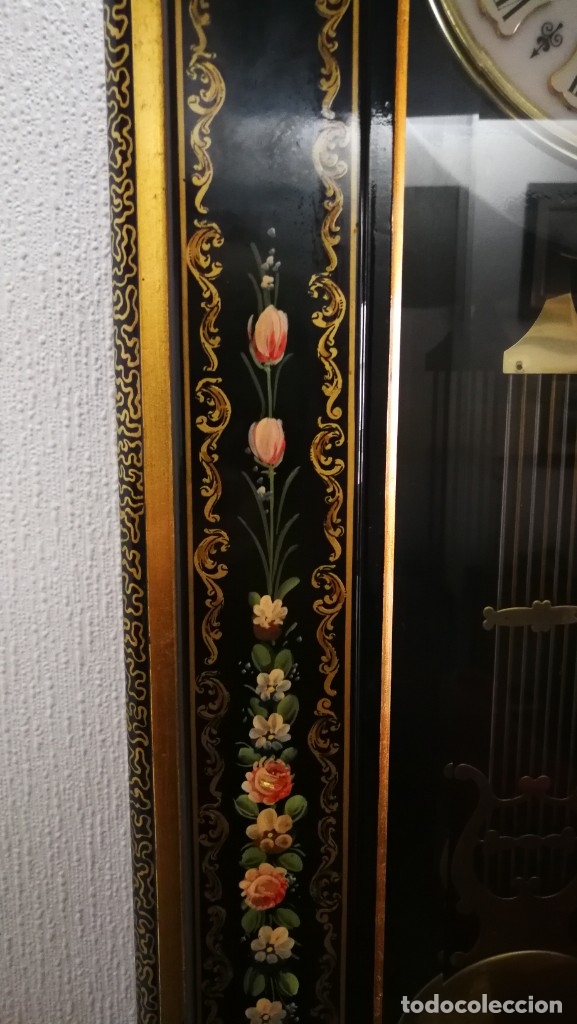 Relojes de pared: Reloj marca N&aacute;car pintado a mano - Foto 2