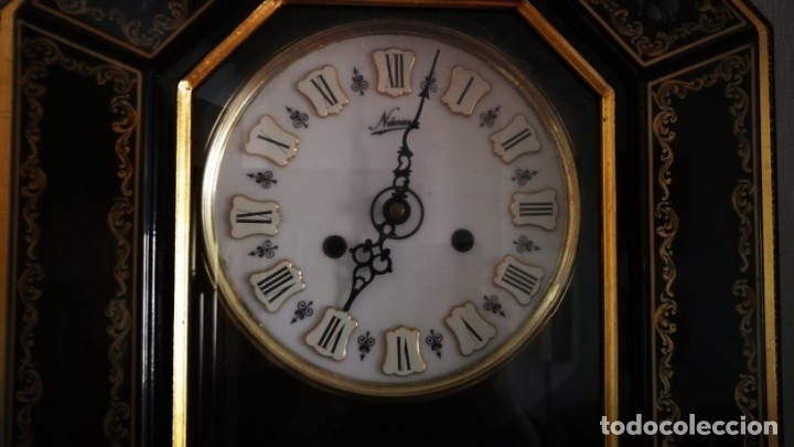 Relojes de pared: Reloj marca N&aacute;car pintado a mano - Foto 5