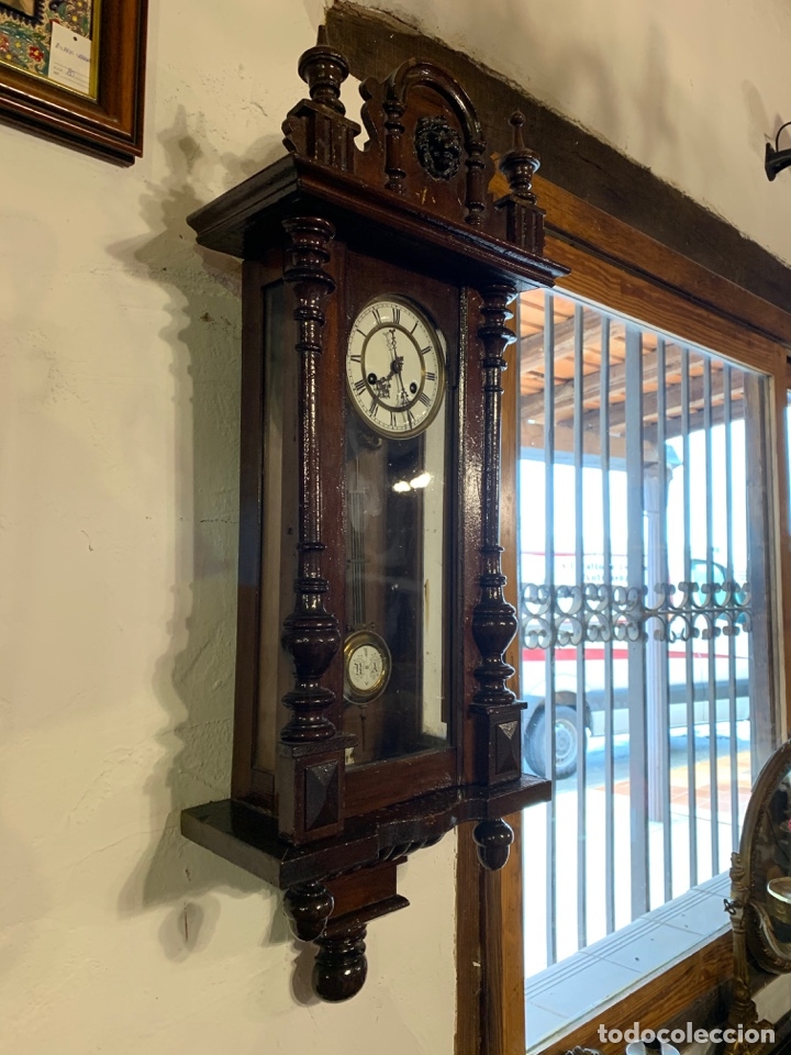 Relojes de pared: RELOJ DE PARED ANTIGUO - Foto 4