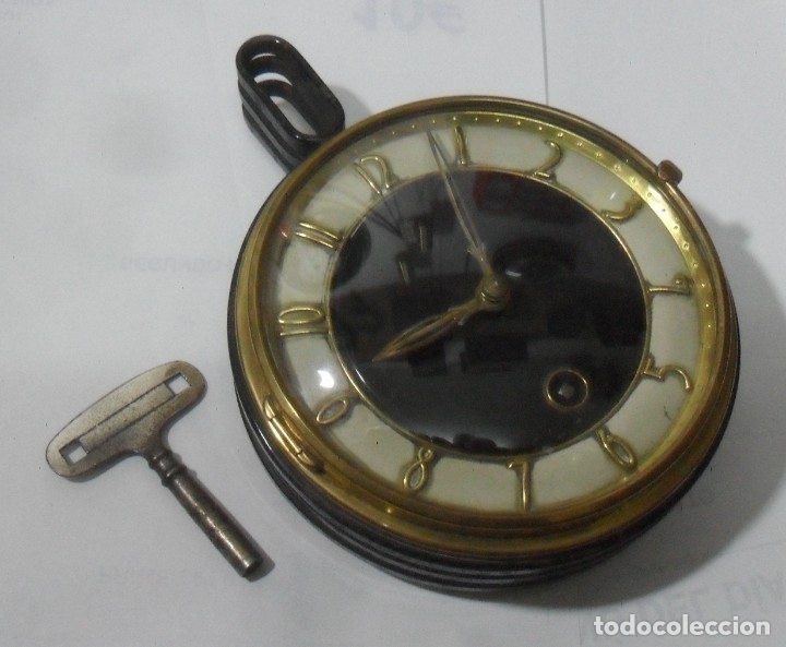 Relojes de pared: RELOJ MECANICO DE PARED MARCA ORFAC ** FUNCiONA - Foto 4