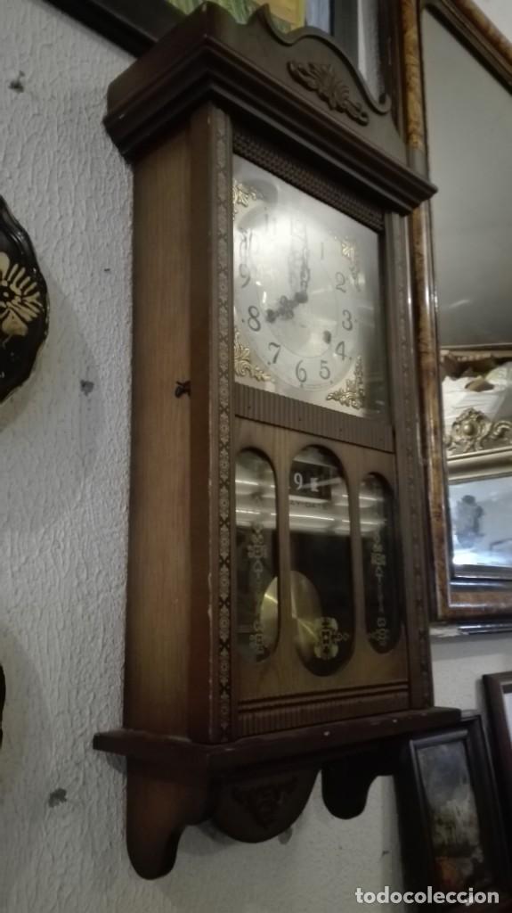 Relojes de pared: Reloj de pared d&eacute;cada de los 70 con calendario - Foto 4
