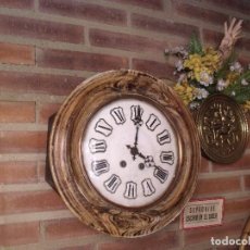 Relojes de pared: ¡¡GRAN OFERTA - !!! ANTIGUO RELOJ ESCUELA- AÑO 1890-10- FUNCIONA- LOTE 211. Lote 186418930