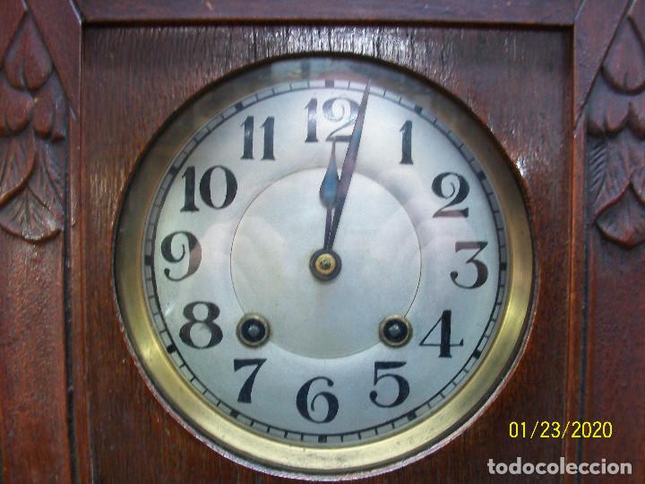 Relojes de pared: ANTIGUO RELOJ FRANCES-FUNCIONA-CON LLAVE - Foto 3 - 191794995