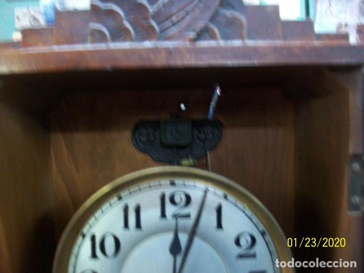 Relojes de pared: ANTIGUO RELOJ FRANCES-FUNCIONA-CON LLAVE - Foto 5 - 191794995
