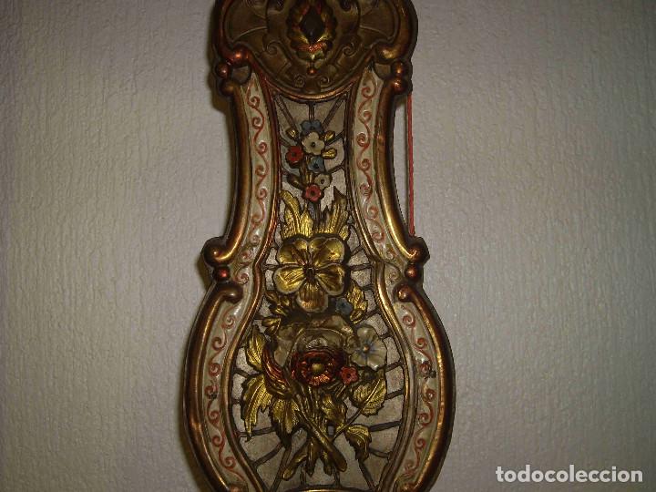 Relojes de pared: RELOJ MONET PENDULO FLORES - Foto 3