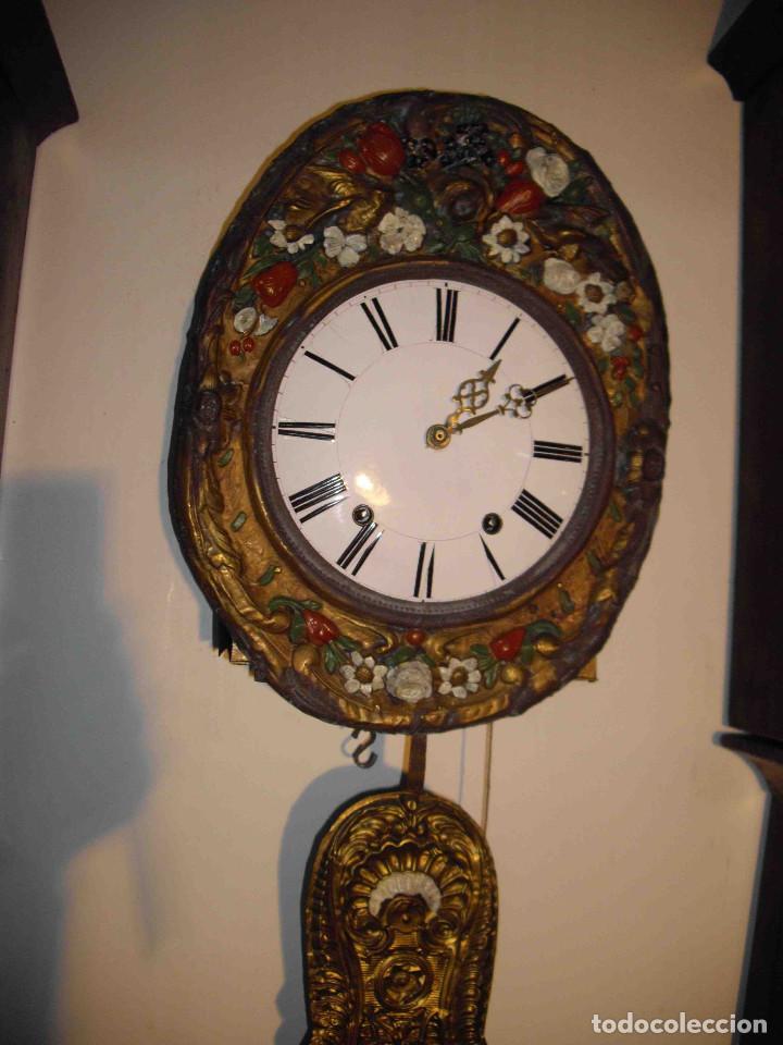 Relojes de pared: RELOJ DE PARED MONET ROSAS BLANCAS - Foto 3