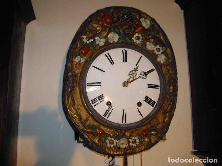 Relojes de pared: RELOJ DE PARED MONET ROSAS BLANCAS - Foto 4