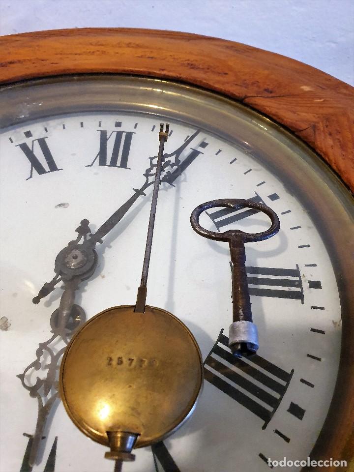 Relojes de pared: ANTIGUO RELOJ DE BUEY - Foto 5