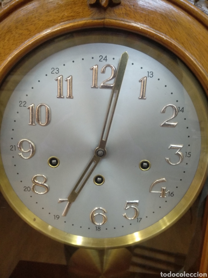 Relojes de pared: Antiguo reloj de pared Carrillon, funciona - Foto 2