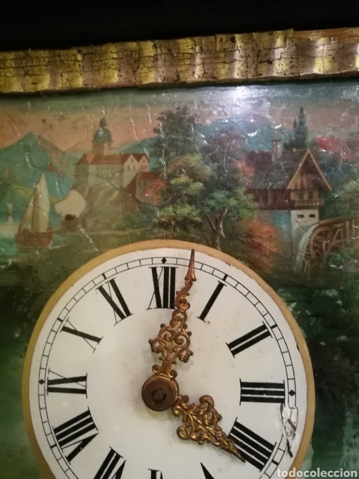 Relojes de pared: Reloj Selva Negra siglo XIX - Foto 2