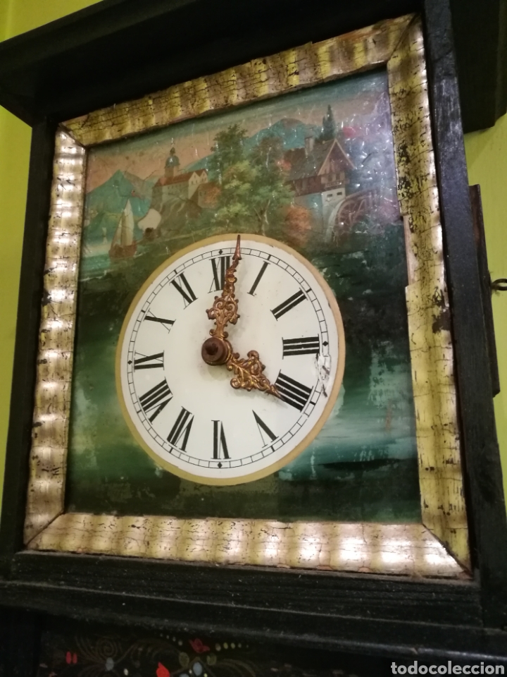 Relojes de pared: Reloj Selva Negra siglo XIX - Foto 5