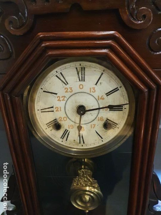 Relojes de pared: RELOJ AMARICANO S.XIX - Foto 3