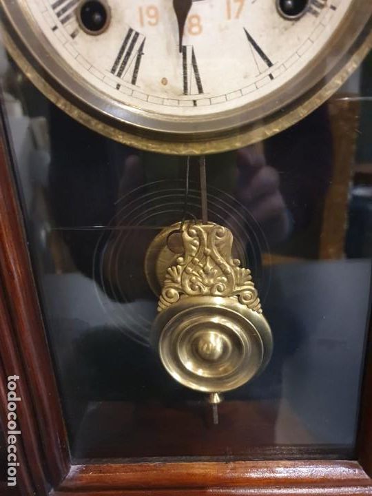 Relojes de pared: RELOJ AMARICANO S.XIX - Foto 4