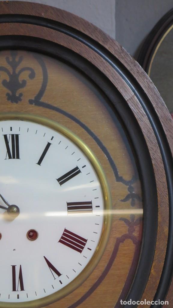 Relojes de pared: ANTIGUO RELOJ DE OJO DE BUEY. 1892. FUNCIONA - Foto 4