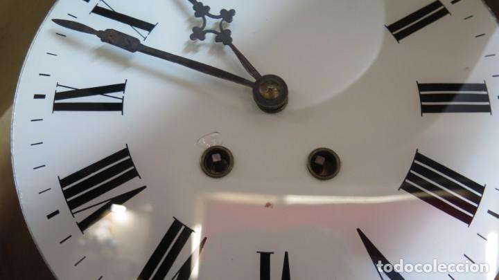 Relojes de pared: ANTIGUO RELOJ DE OJO DE BUEY. 1892. FUNCIONA - Foto 7