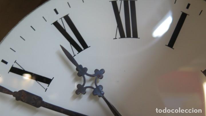 Relojes de pared: ANTIGUO RELOJ DE OJO DE BUEY. 1892. FUNCIONA - Foto 9