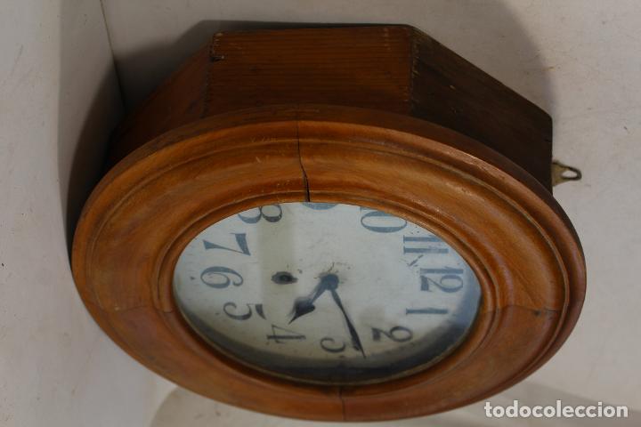Relojes de pared: reloj antiguo ojo de buey - Foto 4