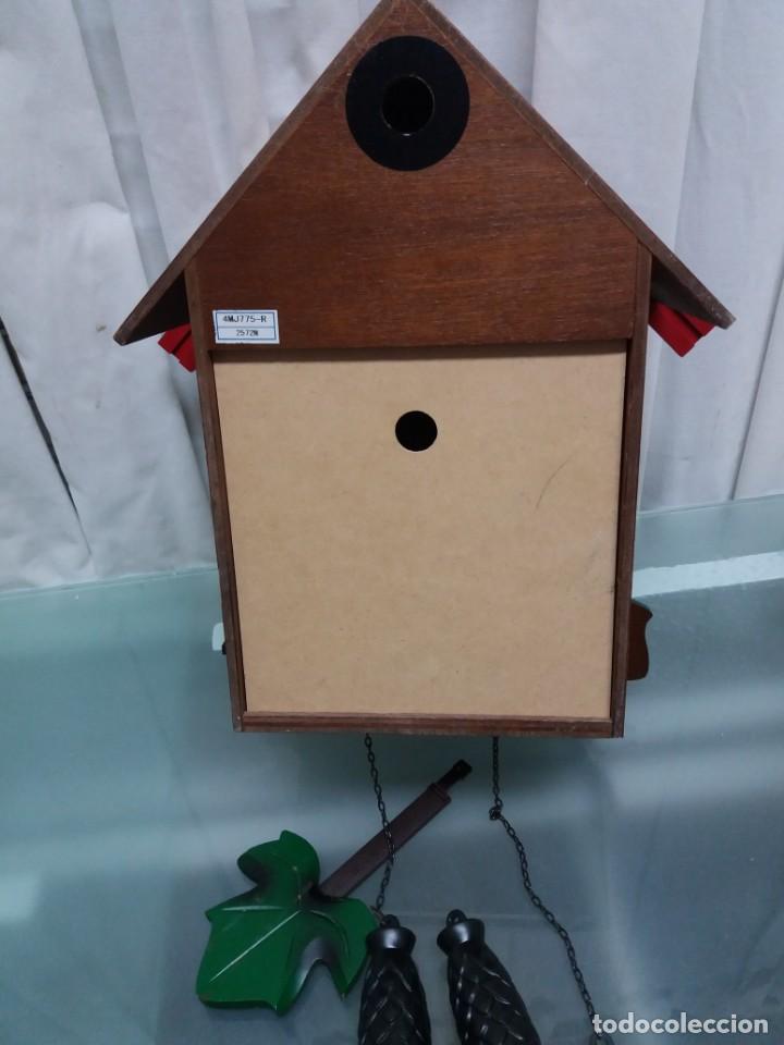 Relojes de pared: RELOJ PARED CUCO MADERA. NUEVO - Foto 5