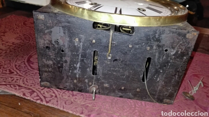 Relojes de pared: Reloj de pared Moret siglo XIX REF-285 - Foto 9