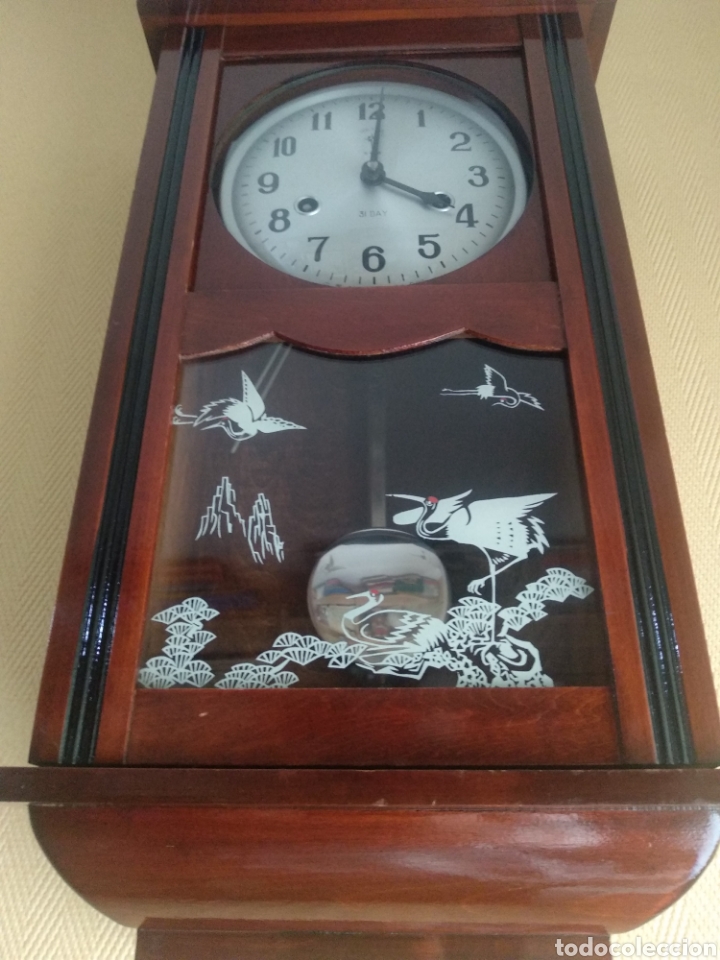 Relojes de pared: RELOJ A CUERDA FUNCIONANDO!! - Foto 5