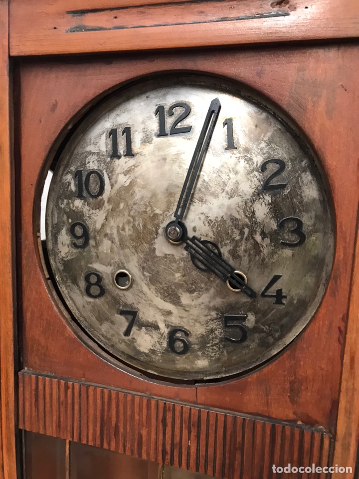 Relojes de pared: ANTIGUO RELOJ DE PAREJ - Foto 2