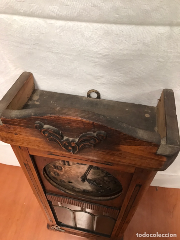 Relojes de pared: ANTIGUO RELOJ DE PAREJ - Foto 4