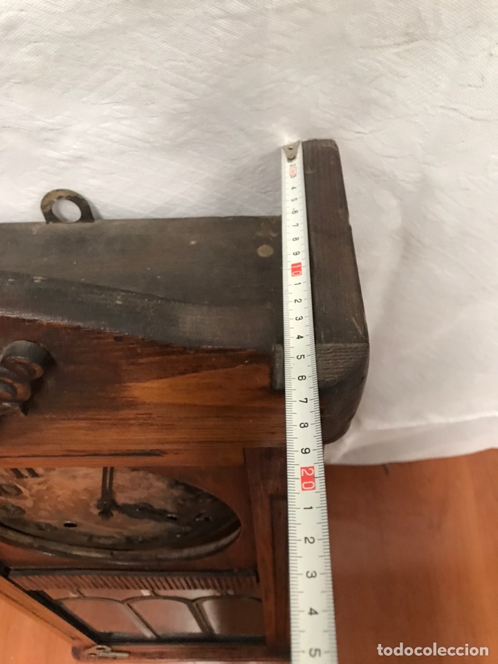 Relojes de pared: ANTIGUO RELOJ DE PAREJ - Foto 7