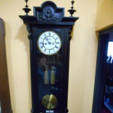 Relojes de pared: ANTIGUO RELOJ DE PARED - VIENA VIENES WIENER REGULATOR-FUNCIONANDO - CIRCA 1850 -. Lote 221397051