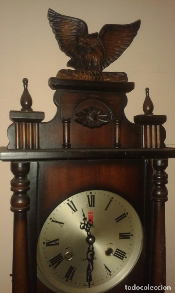 Relojes de pared: RELOJ PARED DE PENDULO (Funciona) - Foto 2