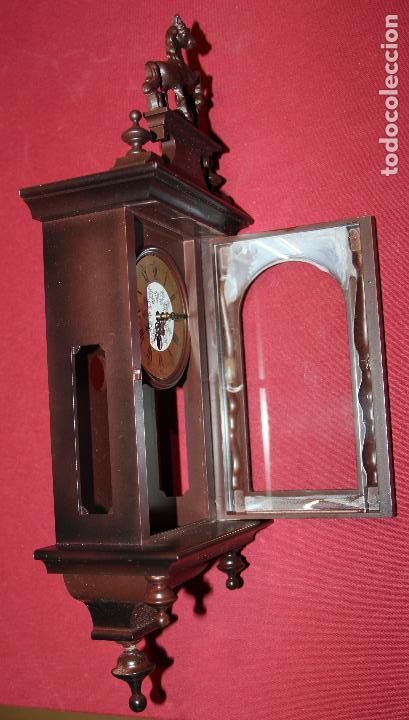 Relojes de pared: PEQUE&Ntilde;O RELOJ DE PARED ALEMAN - Foto 3