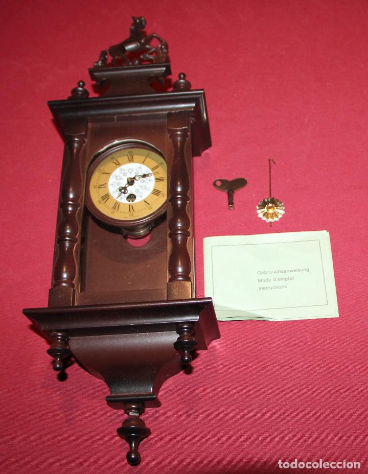 Relojes de pared: PEQUE&Ntilde;O RELOJ DE PARED ALEMAN - Foto 7