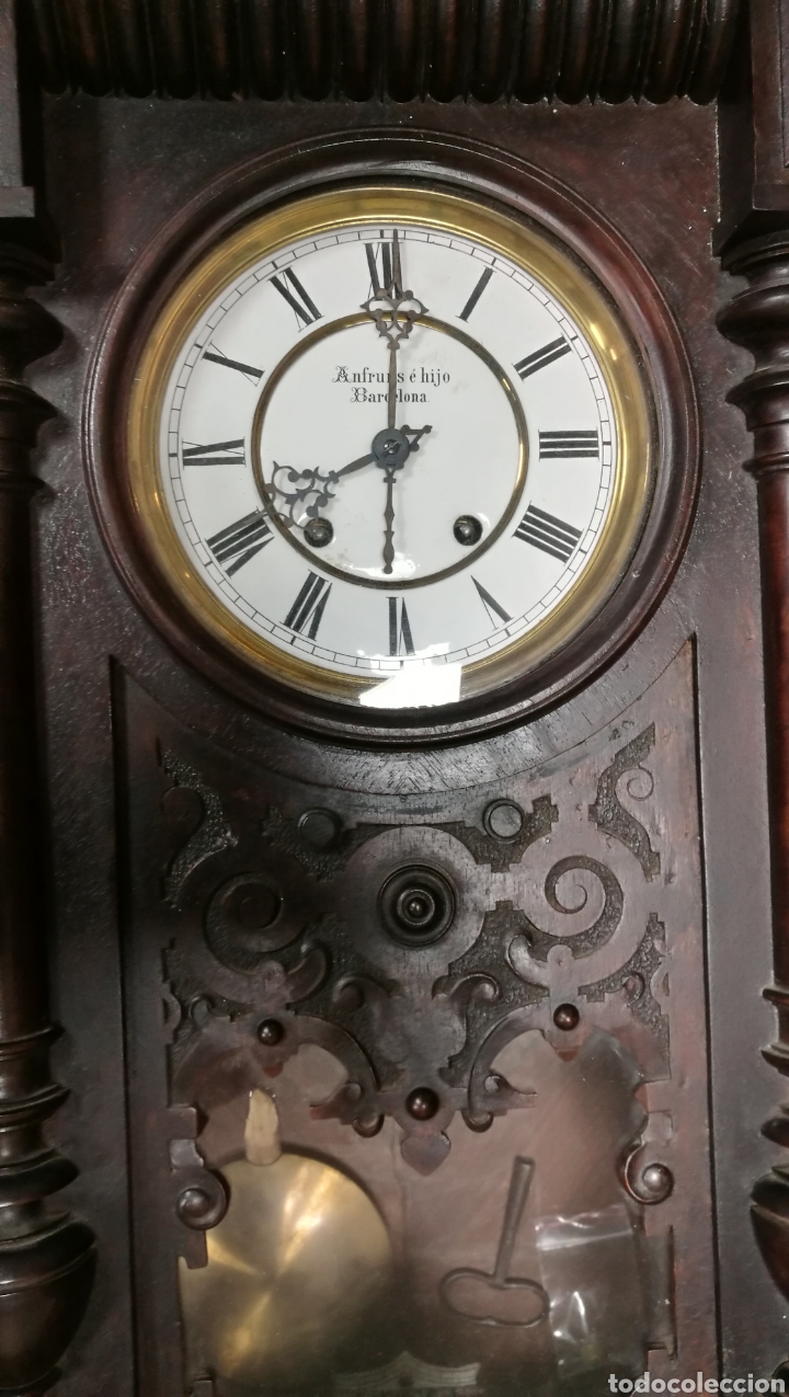 Relojes de pared: ANTIGUO RELOJ DE PARED - Foto 2