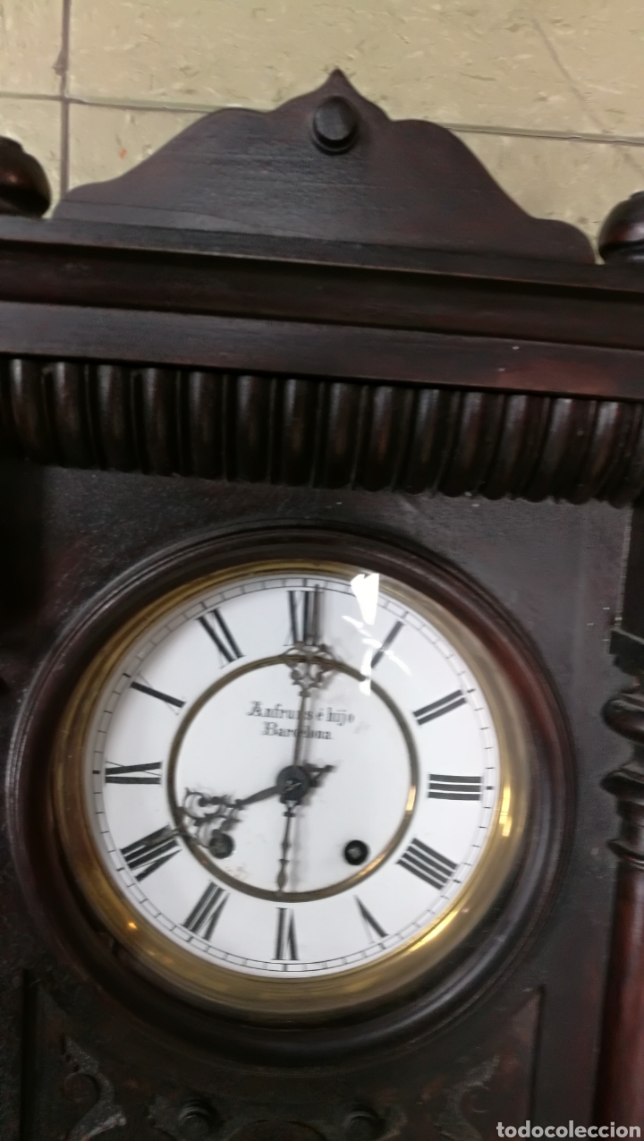 Relojes de pared: ANTIGUO RELOJ DE PARED - Foto 6