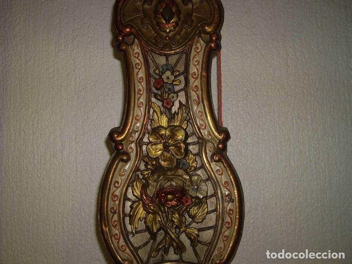 Relojes de pared: RELOJ MORET PENDULO FLORES - Foto 3
